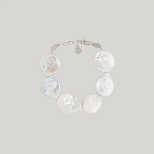Coin Freshwater Pearl Bracelet Maria