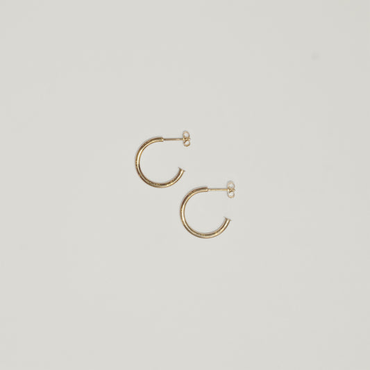 Small 14K Gold Hoops Amelie