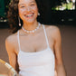 Coin Freshwater Pearl Choker Serena
