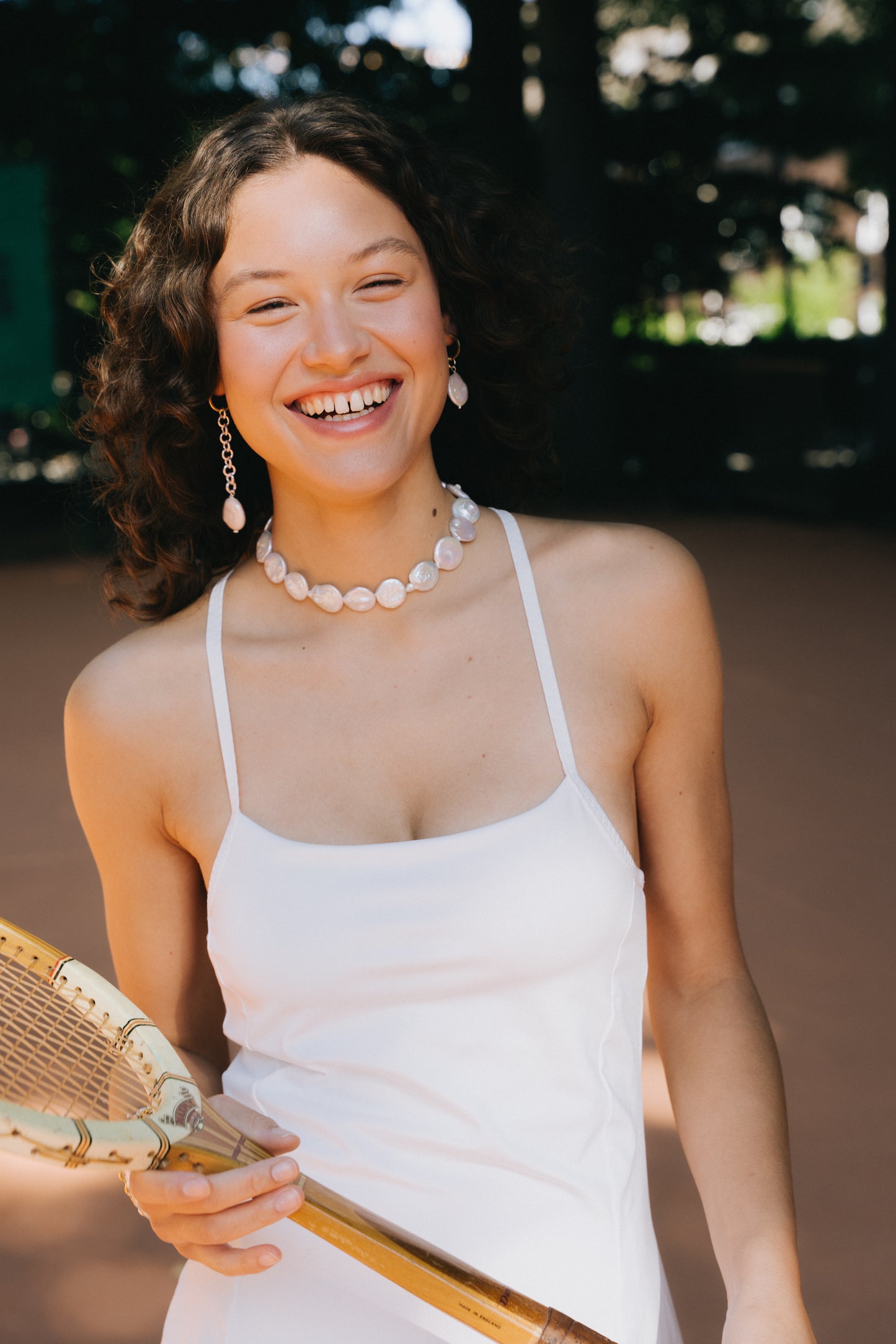 Coin Freshwater Pearl Choker Serena