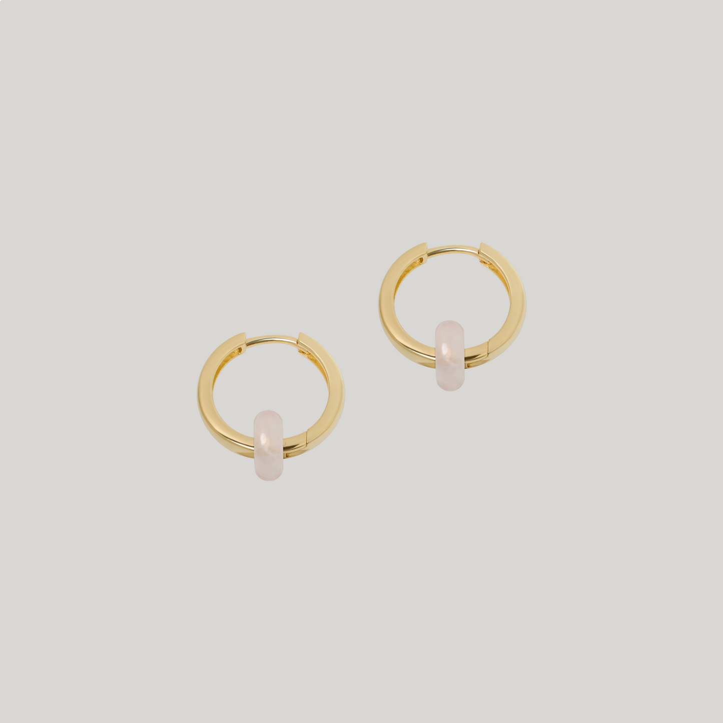 Plain Hoops Lily mit Gemstone Donuts Gold