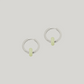 Plain Hoops Lily mit Gemstone Donuts Silber