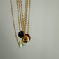 Donut Necklace Suki Gemstone Gold