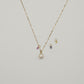 14K Gold Sapphire & Pearl Necklace Morena