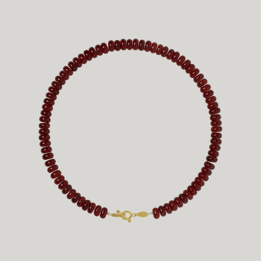 Chalcedon Gemstone Choker Manon