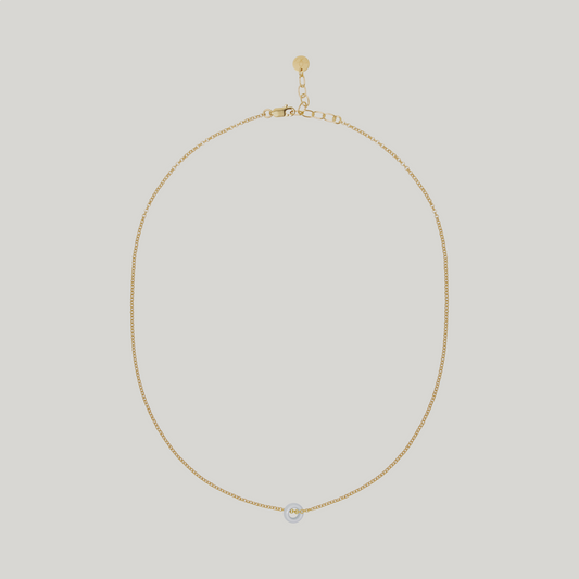 Donut Necklace Suki Gemstone Gold