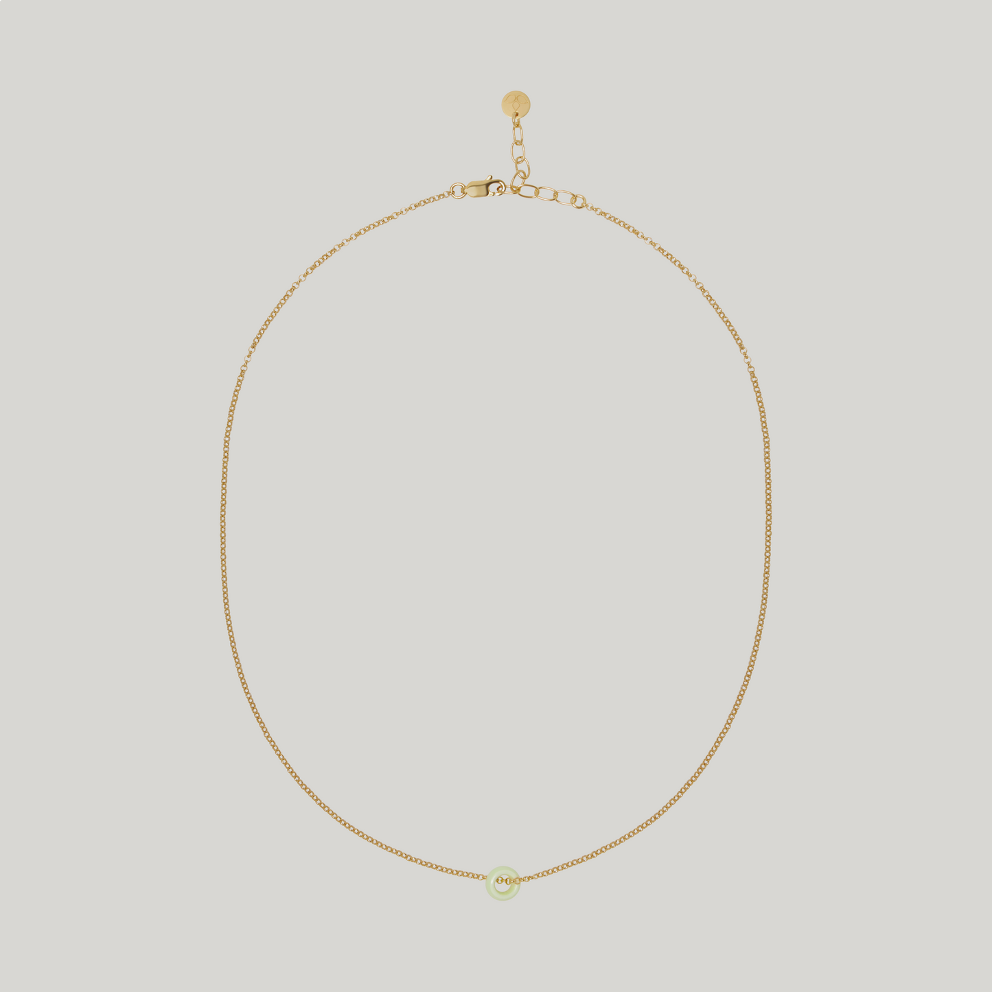Donut Necklace Suki Gemstone Gold