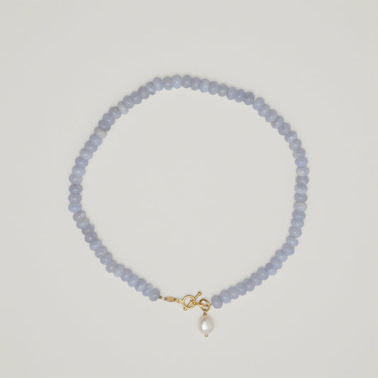 Chalcedon Gemstone Choker Manon