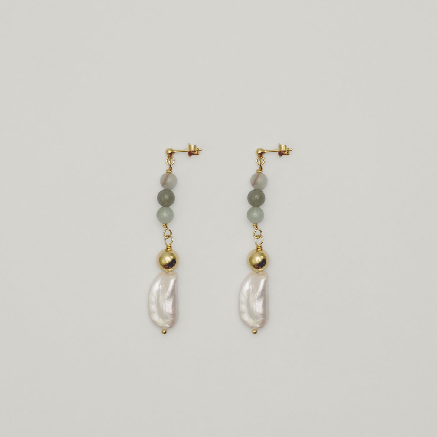 Long Gemstone Earrings Bonnie