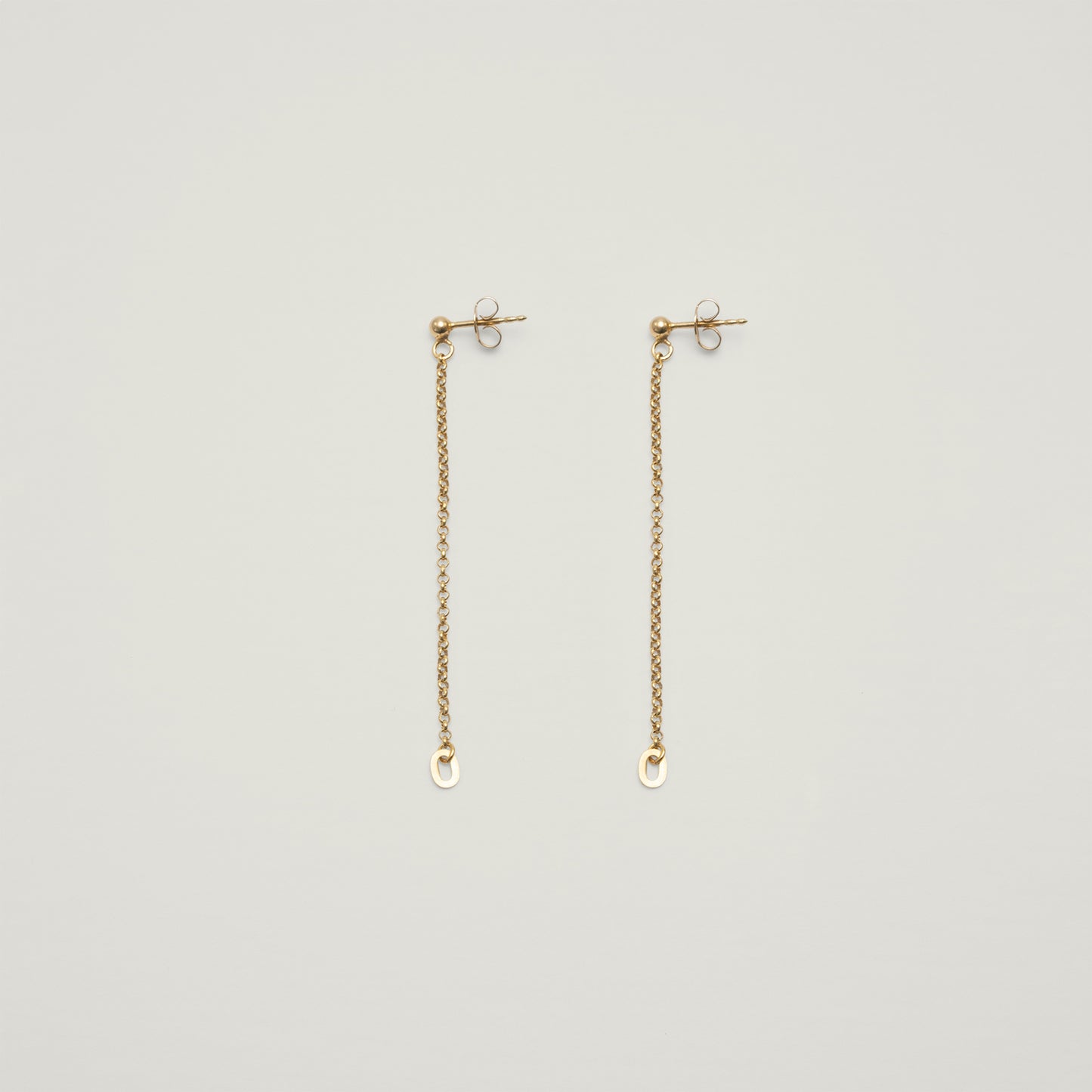 Entdecke Frellinis Ohrringe  925 Sterling Silber vergoldet mit Ösen-Elementen und Ohrstecker. Schmuckdesign aus Hamburg.