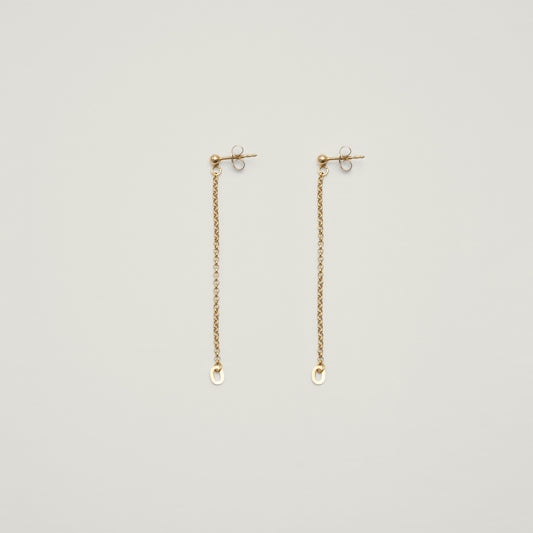 Entdecke Frellinis Ohrringe  925 Sterling Silber vergoldet mit Ösen-Elementen und Ohrstecker. Schmuckdesign aus Hamburg.